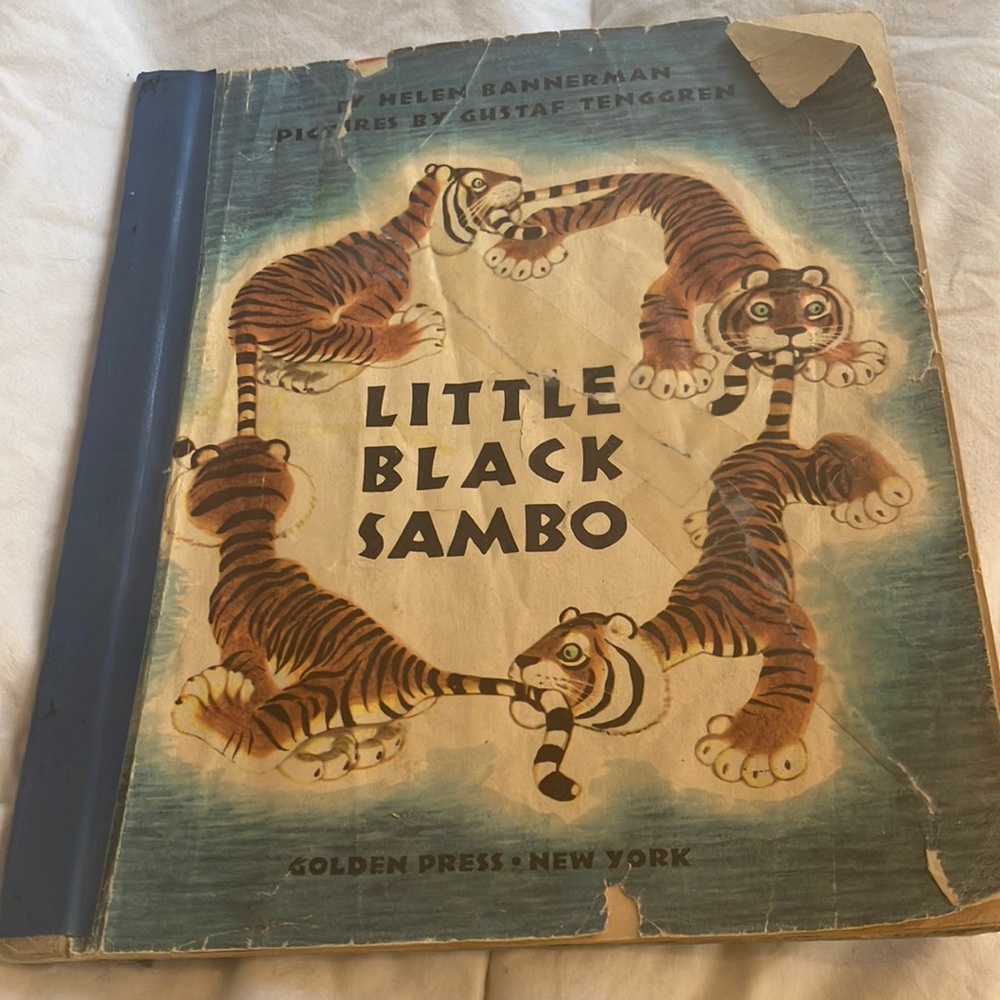 Little black sambo vintage little golden book
